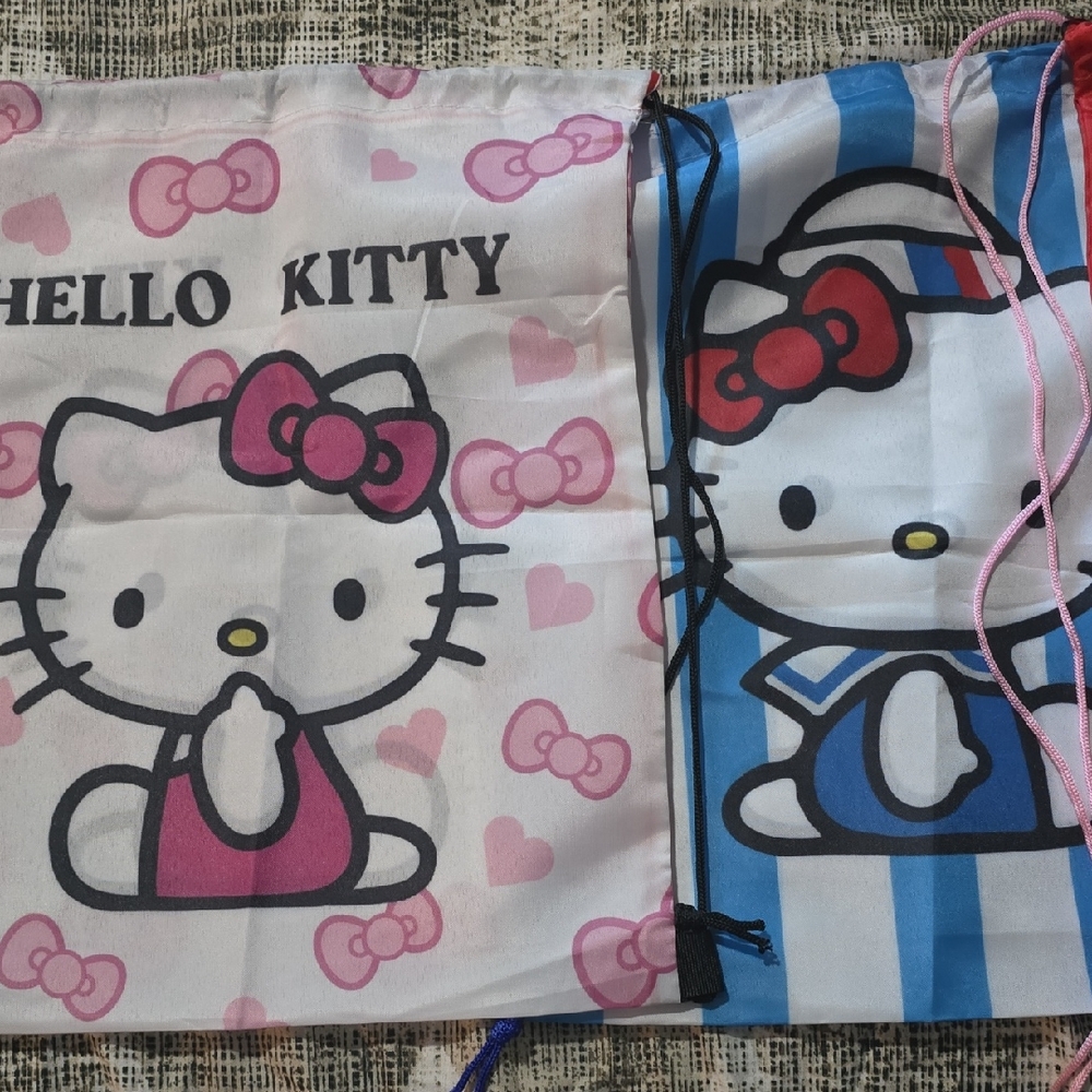 Hello Kitty Kids Drawstring Bags (13 Total)